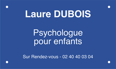 ALU COULEUR GRAVÉ 25x15 CM