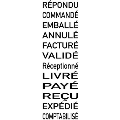 TAMPON TRODAT DATEUR + FORMULES 5117