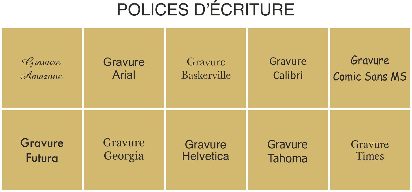 PLEXI COULEUR GRAVÉ 15x4 CM
