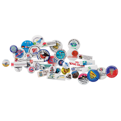 PASTILLE EPOXY PERSONNALISE 25 mm - Paquet de 100 pièces identiques