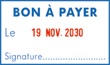 TAMPON TRODAT 5460 - BON À PAYER LE/SIGNATURE