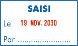 TAMPON TRODAT 5460 - SAISI LE/PAR