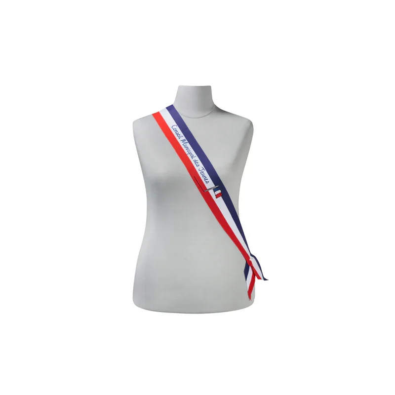 echarpe-imprimee-conseil-municipal-des-jeunes - LA VRAIE GRAVURE