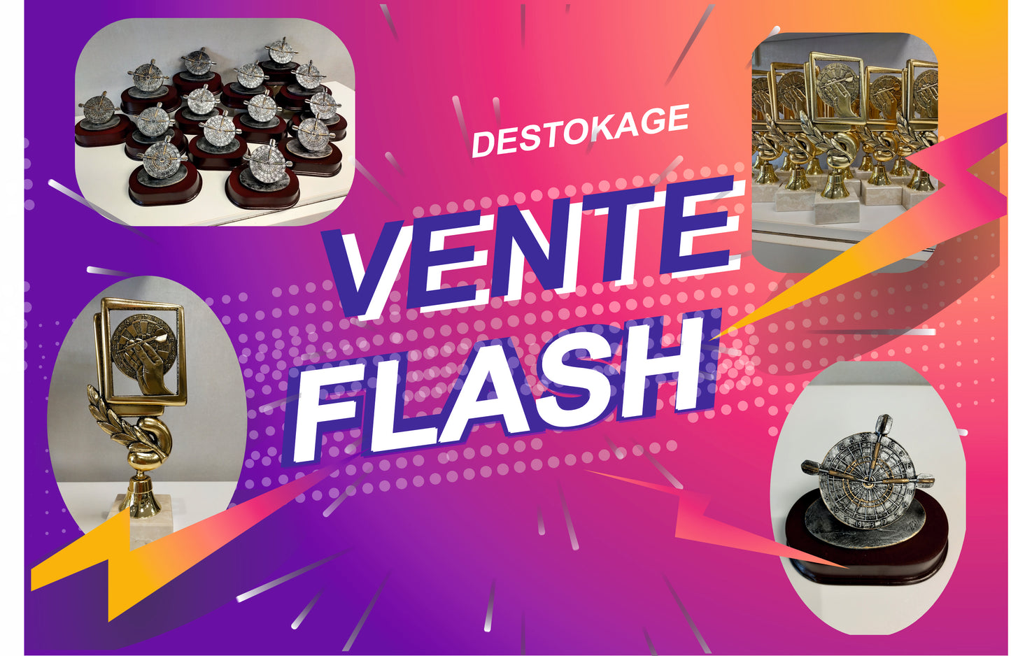 DESTOCKAGE TROPHEE FLECHETTES - LOT DE 32 PIECES