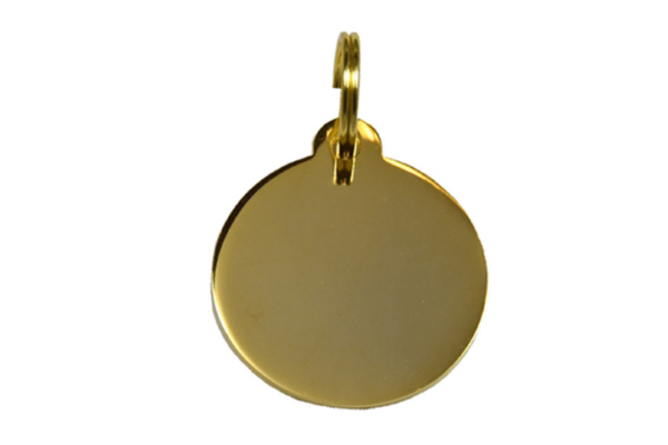 Médaille Dorée Ø30mm + bélière 06D