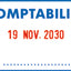 TAMPON TRODAT 5460 - COMPTABILISÉ LE/PAR